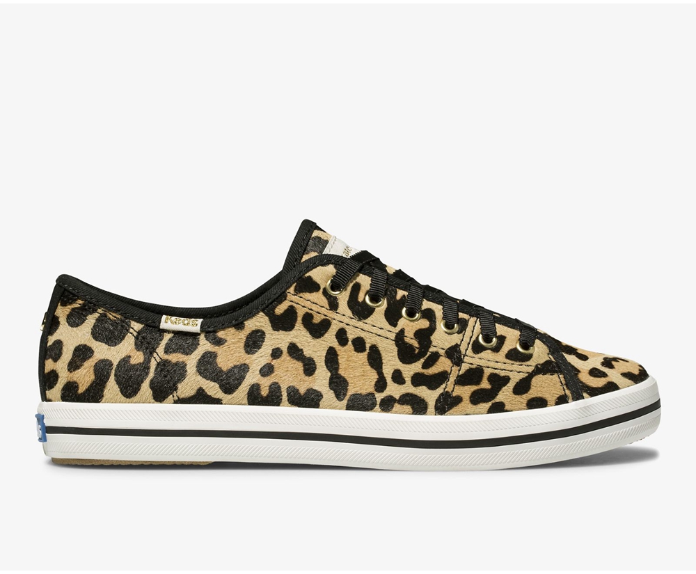 Basket Keds Femme Leopard - Kate Spade New York Kickstart Calf Hair - 730-RZPTYD